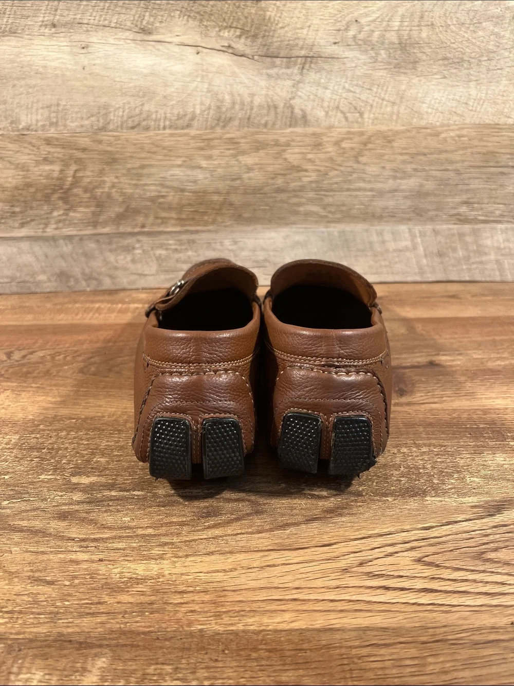 Clarks 1825 Chestnut Brown Leather Bit Loafers